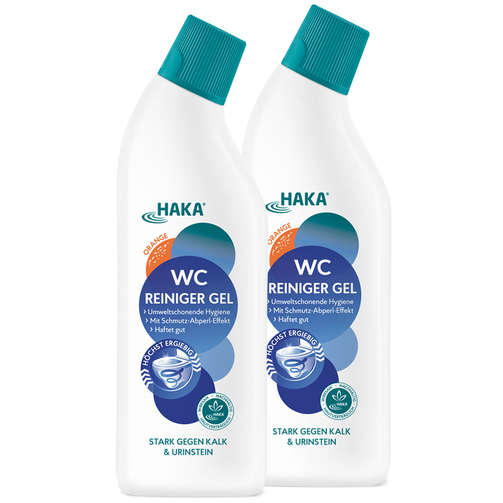 Doppelpack WC Reiniger Gel Orange 2 x 740-ml-Fl
