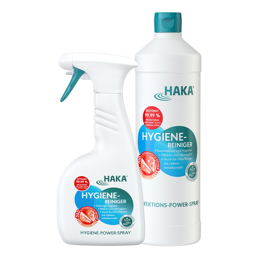 Hygiene-Reiniger Spray und Nachfüller