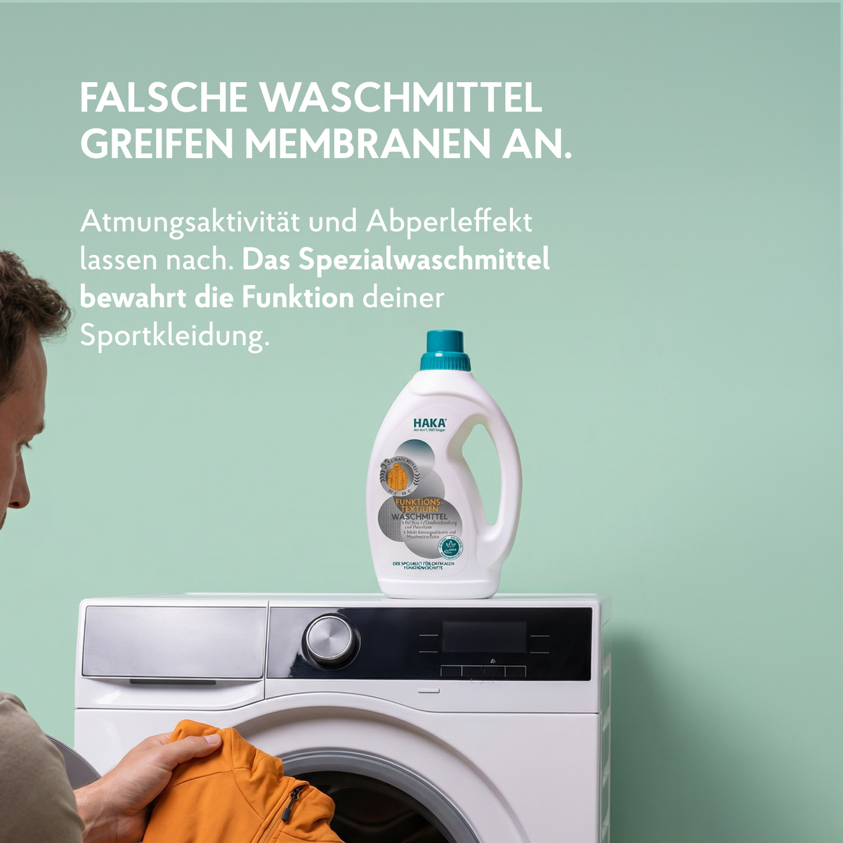 Sportkleidung waschen