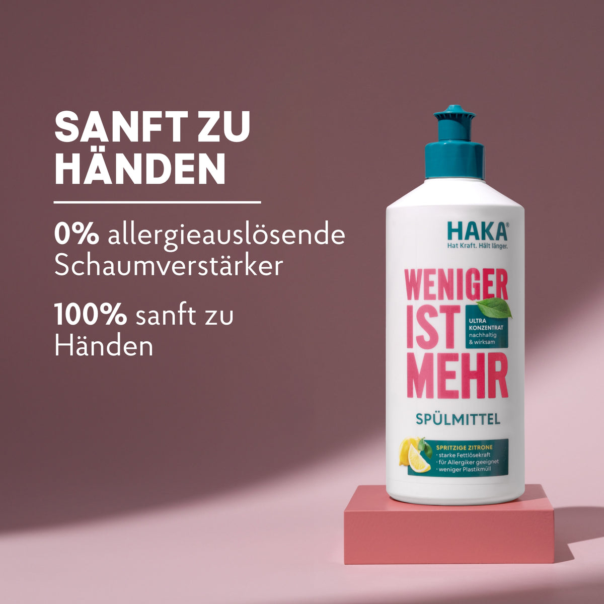 Infos zum Weniger ist Mehr Spülmittel