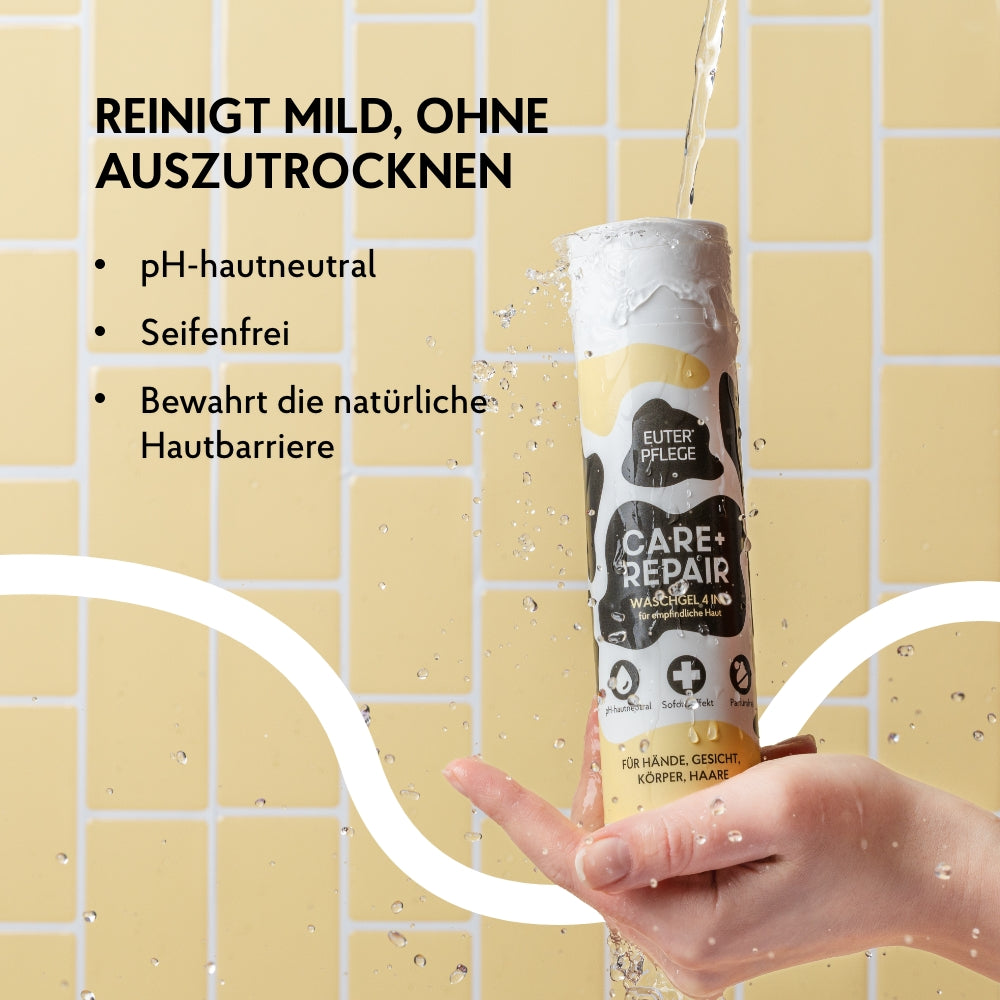 Parfümfreies Waschgel für die tägliche Reinigung
