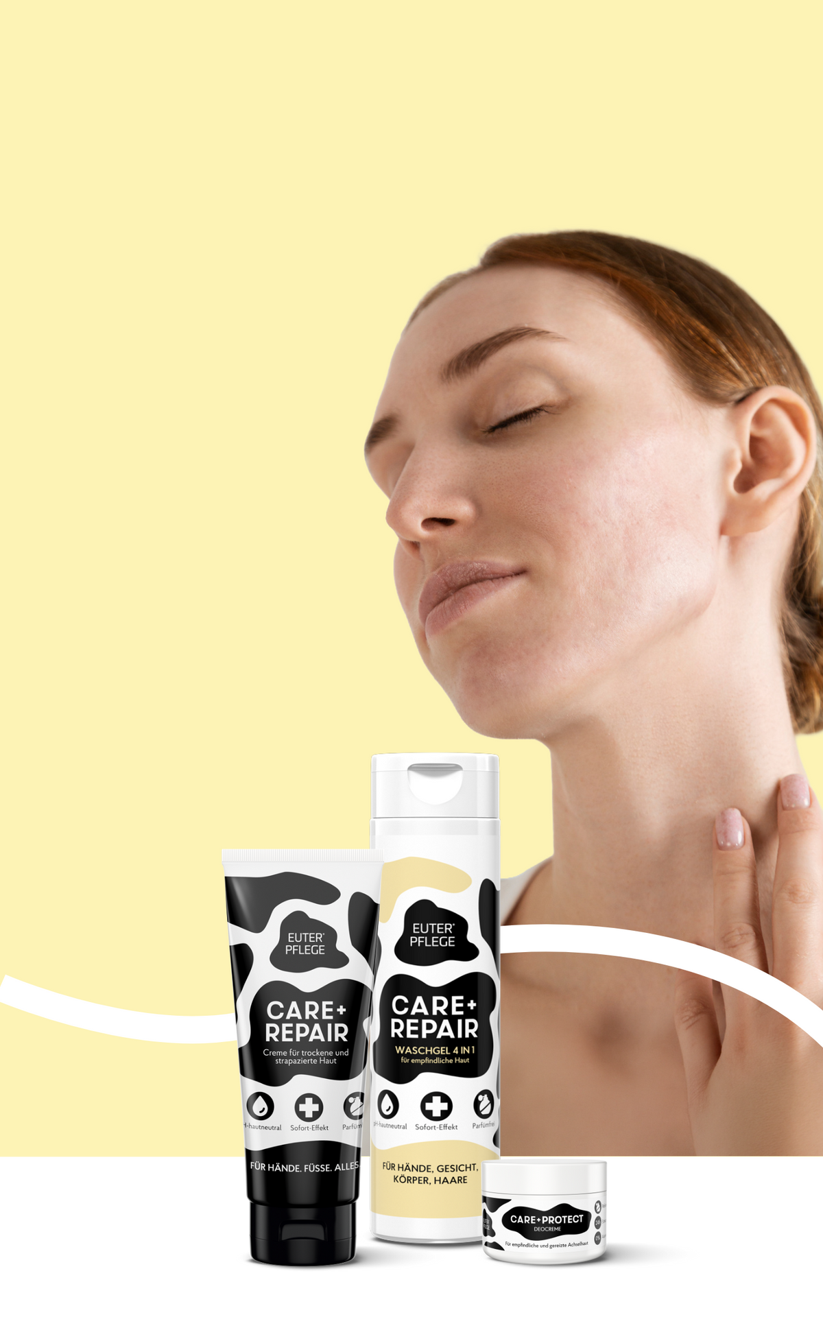 Euterpflege Creme für sensible Haut