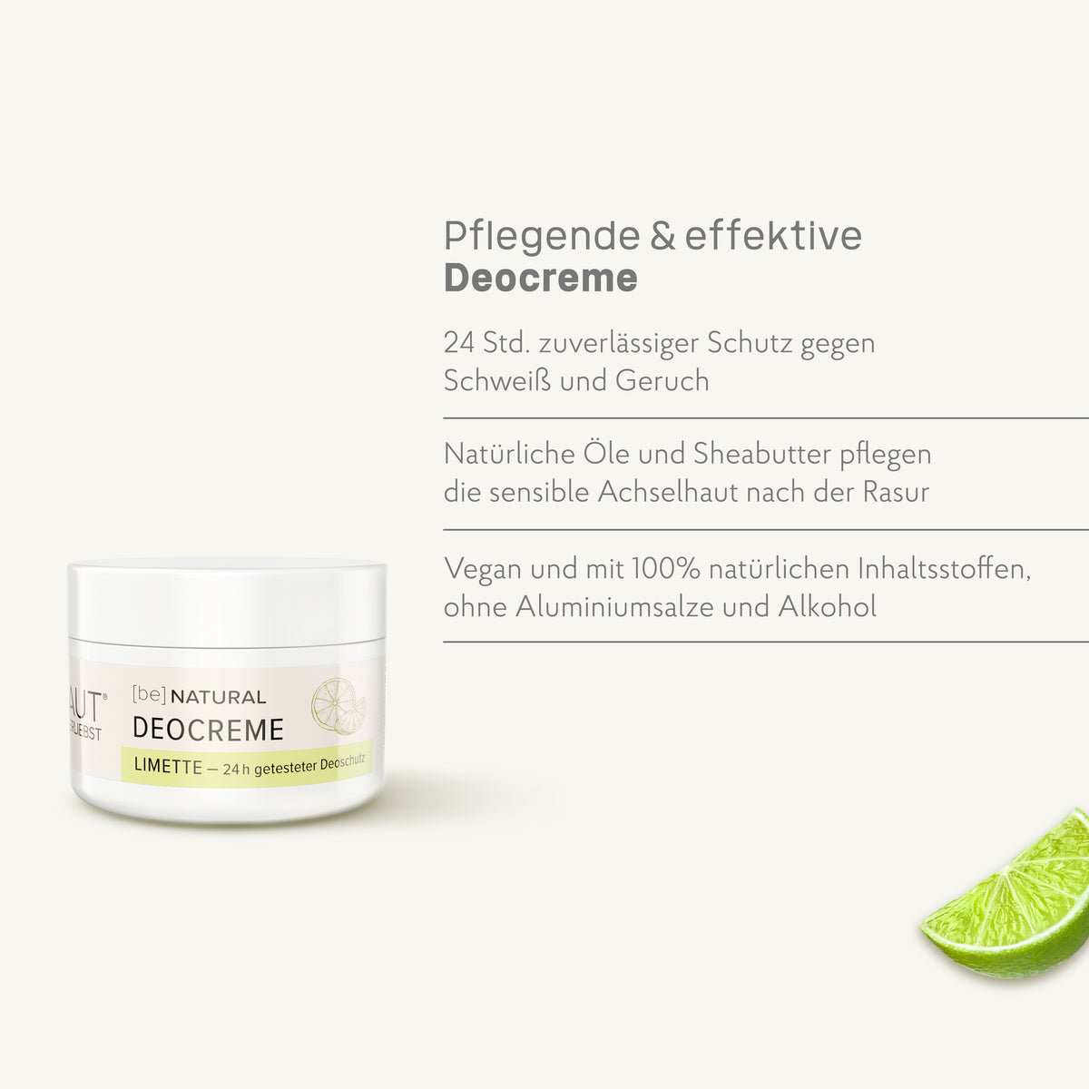 Deocreme Limette 2x30g