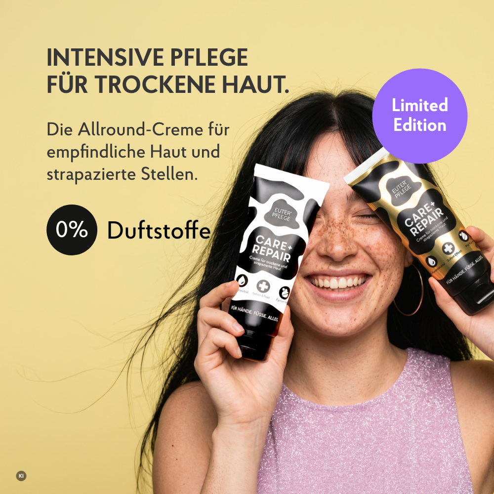 EUTERPFLEGE Care + Repair Creme für trockene und strapazierte Haut