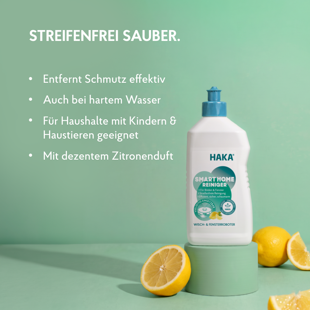 Smart Home Saugroboter Putzmittel